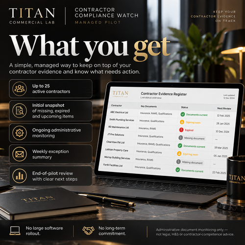 What you get with Contractor Compliance Watch